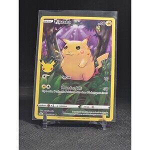NM / M!!!! Pokémon Pikachu 005/025 Celebrations Holo Rare Full Art